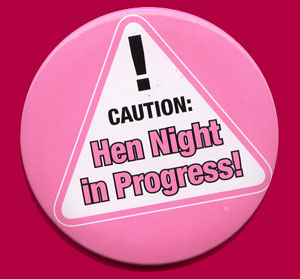 hens night badge