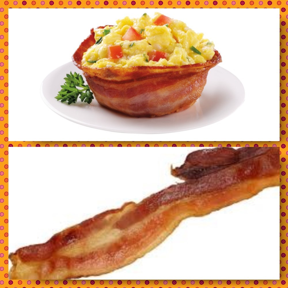 bacon bowl and bacon