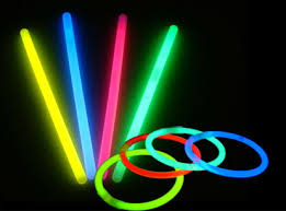 glow sticks and rings for ringtoss