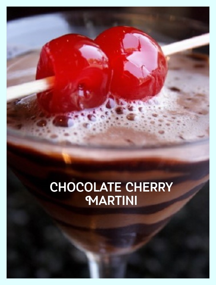 Chocolate cherry martini
