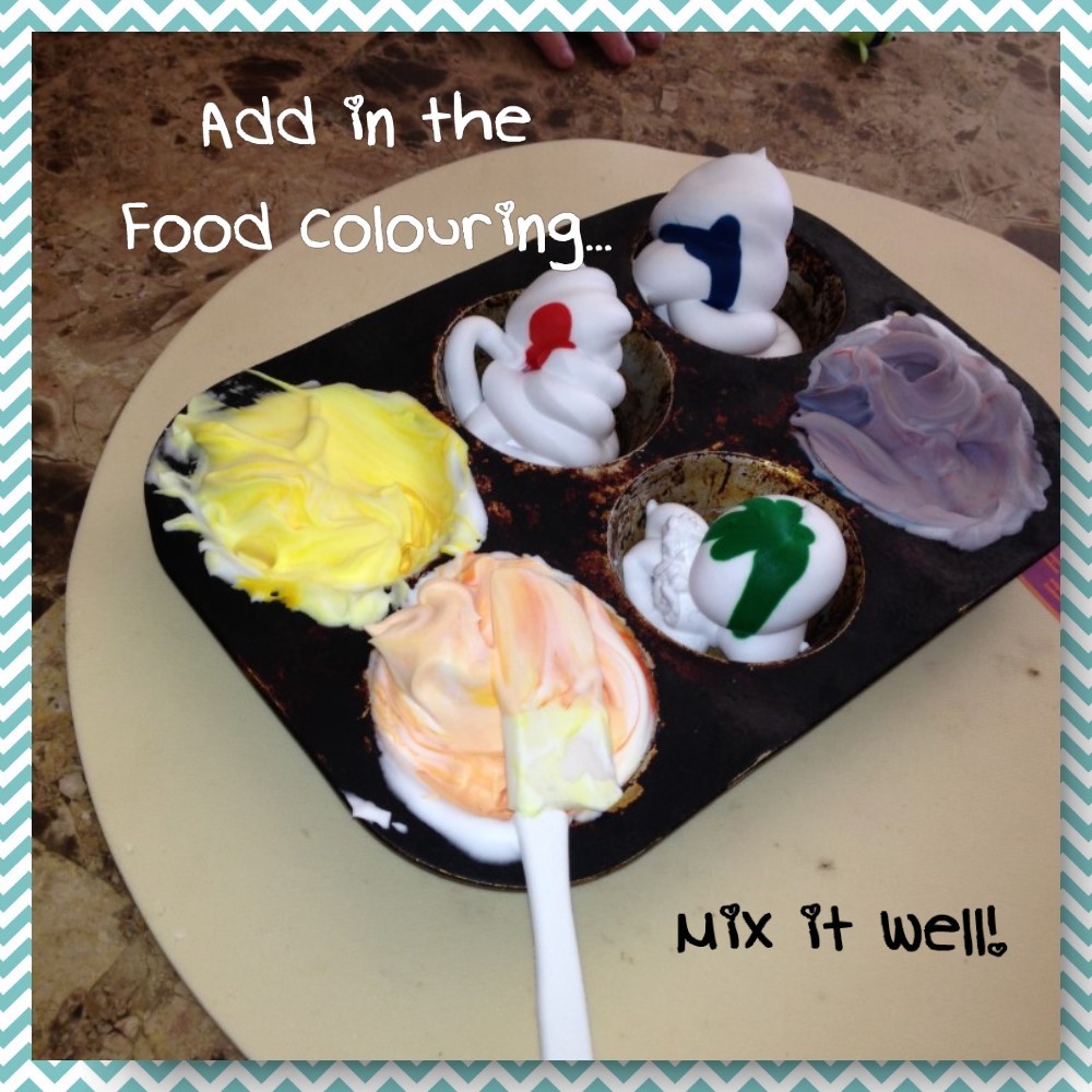 add food colouring