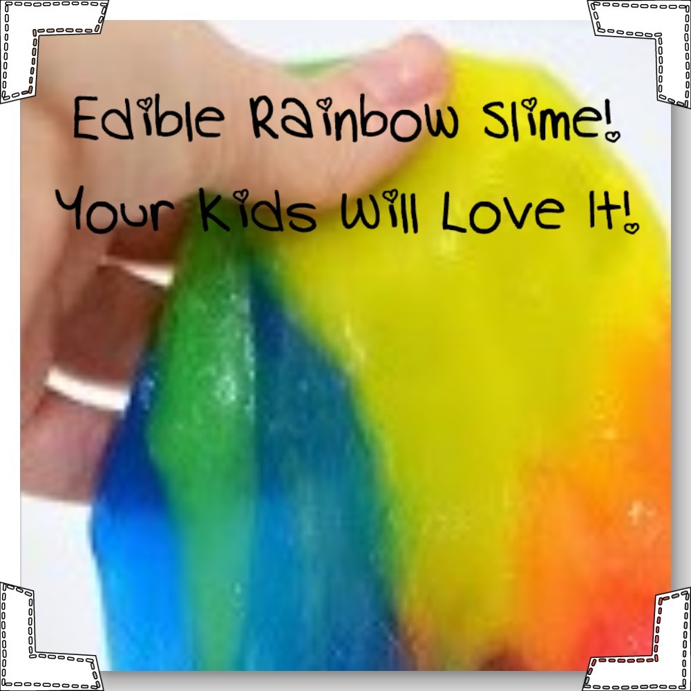 edible rainbow slime