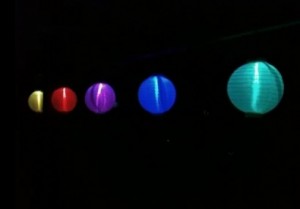 LED colour change lantern