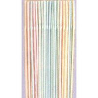 Pack of 40 drinking straws flexible (21cm)