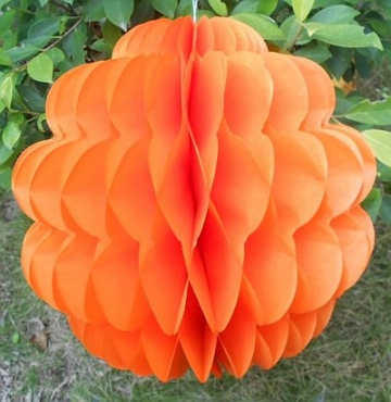 Orange Puff Ball 40cm