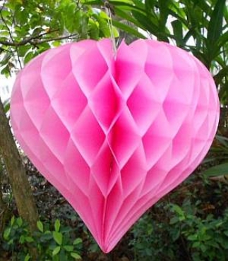 Pink Heart Honeycomb