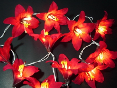 Red Lily String Light