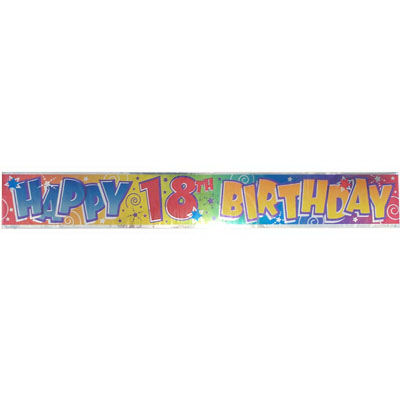 18th Birthday banner