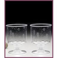 Pack of 10 clear goblets (185ml)