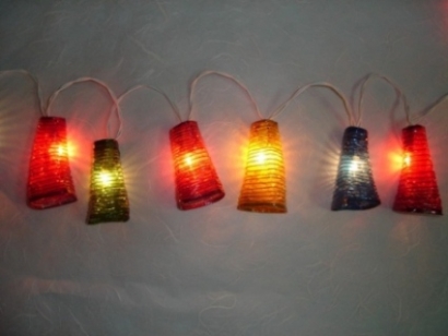 Cellophane lantern string light