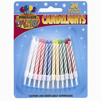 (PACK OF 24) Birthday Candles