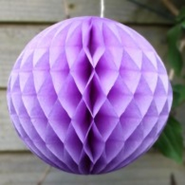 Purple Honeycomb Round Ball 40cm