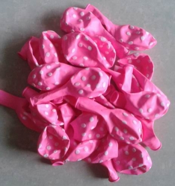 Pink Polka Dot Balloons