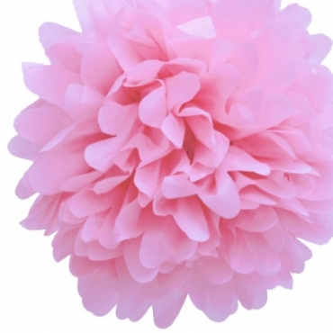 Pink Paper Tissue Pom Pom (38cm)