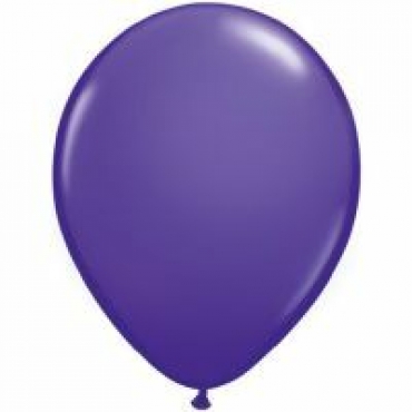 28cm Purple Metallic Latex Balloons